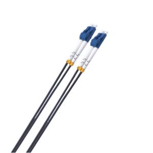 8ware Fibre UPC LC-LC Single Mode OS2 Dual-core Optic Duplex Armored Low smoke zero halogen (LSZH) cable Black 3M