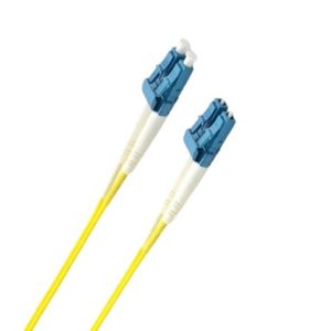 8ware Fibre UPC LC-LC Single Mode OS2 Dual-core Optic Duplex Armored Low smoke zero halogen (LSZH) cable Yellow 1.5M