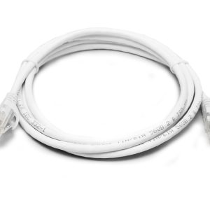8Ware CAT6A Cable 0.5m (50cm) - White Color RJ45 Ethernet Network LAN UTP Patch Cord Snagless