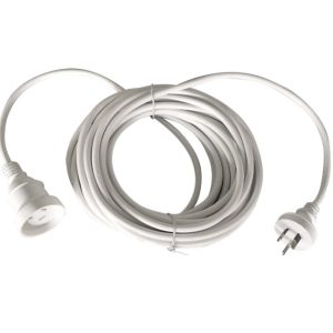 8Ware 10m AU Main Power Extension Cord Cable Lead 240V 3-Pin Male to Female