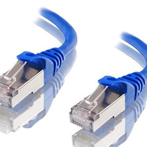 Astrotek CAT6A Shielded Ethernet Cable 5m Blue Color 10GbE RJ45 Network LAN Patch Lead S/FTP LSZH Cord 26AWG Stranded Copper Wire