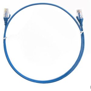 8ware CAT6 Thin Cable 1.5m / 150cm - Blue Color Premium RJ45 Ethernet Network LAN UTP Patch Cord 26AWG