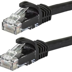 Astrotek CAT6 Cable 2m - Black Color Premium RJ45 Ethernet Network LAN UTP Patch Cord 26AWG CU Jacket