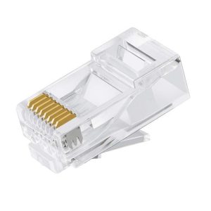 Astrotek CAT6 UTP -RJ45 Connector 8P8C Network Plug 3 Prong Blade 3U'  Gold plating (50pcs/bag)