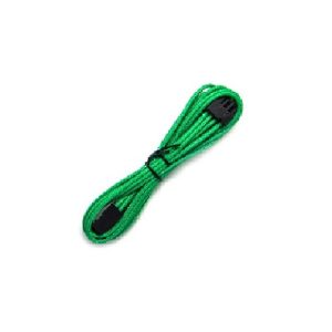 Sleeved 45cm PCI-E 6+2pin Cable Green