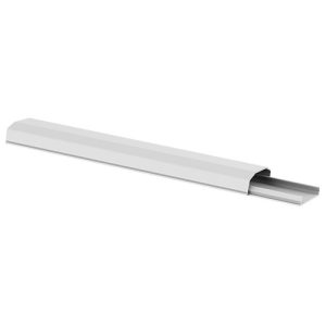 Brateck Plastic Cable Cover - 250mm Material: Polyvinyl Chloride(PVC) Dimensions 60x20x250mm - White (LS)