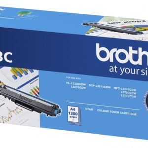 Brother TN-253C Cyan Toner Cartridge to Suit -  HL-3230CDW/3270CDW/DCP-L3015CDW/MFC-L3745CDW/L3750CDW/L3770CDW (1,300 Pages)
