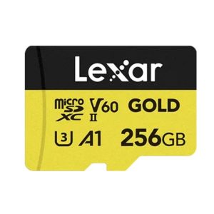 Lexar  FMLSD-GOLD-256GB up to 280MB/s read, up to 180MB/s write 10, A1, V60, FULL-HD & 4K Video