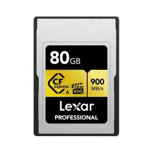 Lexar Professional  CFexpress ™Type  A  card Gold series-CFexpress Type A Professional Gold Series, up to 900MB/s read, 800MB/s write 80GB