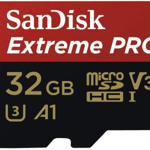 SanDisk Extreme Pro 32GB microSD SDHC SQXCG 100MB/s 90MB/s V30 U3 C10 UHS-1 4K UHD Shock temperature water & X-ray proof with SD Adaptor >16GB
