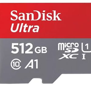 SanDisk 512GB Ultra MicroSDXC UHS-I Memory Card - 150MB/s -Capacity: 512GB - Compatibility: Compatible with microSDHC and microSDXC (SDSQUAC-512G-GN6)