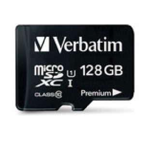 Verbatim Micro SDXC 128GB (Class 10 UHS-I) w Adaptor