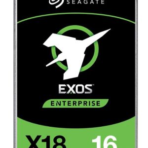 Seagate 16TB 3.5' SATA EXOS X18 Enterprise 512E/4KN, 6GB/S 7200RPM 24x7 data availability HDD. 5 Years Warranty