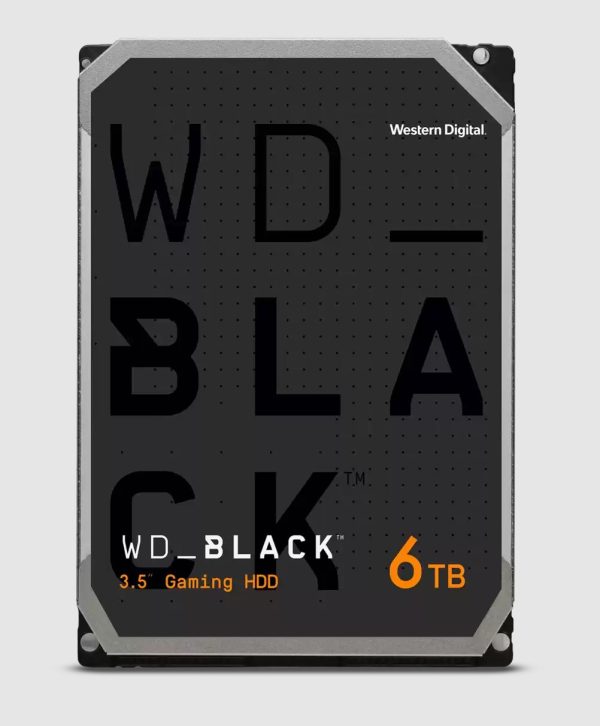 Western Digital WD Black 6TB 3.5' HDD SATA 6gb/s 7200RPM 256MB Cache CMR Tech for Hi-Res Video Games 5yrs Wty ~WD6004FZBX