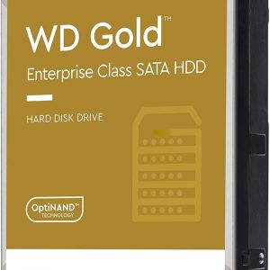 Western Digital Gold 22TB 3.5' Enterprise Class SATA 6 Gb/s HDD 7200 RPM Cache Size 512MB 5-Year Limited Warranty