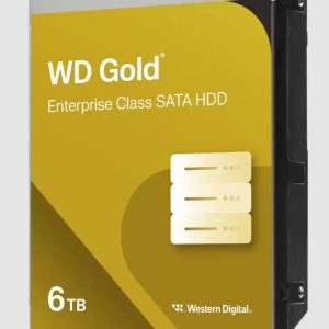 Western Digital Gold 6TB 3.5' Enterprise Class SATA 6 Gb/s HDD 7200 RPM Cache Size  256MB 5-Year Limited Warranty