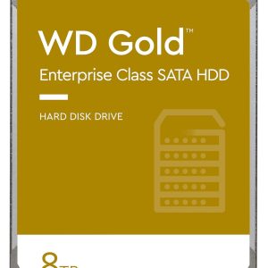 Western Digital Gold 8TB 3.5' Enterprise Class SATA 6 Gb/s HDD 7200 RPM Cache Size  256MB 5-Year Limited Warranty