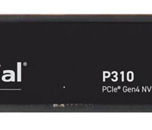 Crucial P310 1TB Gen4 2280 NVMe SSD 7100/6000 MB/s R/W 220TBW 1000K/1200K IOPS 1.5M hrs MTTF Full-Drive Encryption M.2 PCIe4 5yrs ~CT1000P3PSSD8