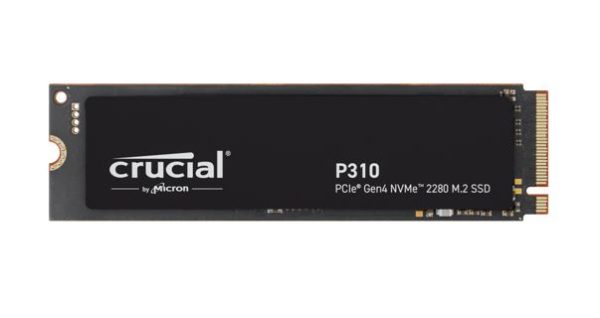 Crucial P310 4TB Gen4 2280 NVMe SSD 7100/6000 MB/s R/W 800TBW 1000K/1000K IOPS 1.5M hrs MTTF Full-Drive Encryption M.2 PCIe4 5yrs ~CT4000P3SSD8