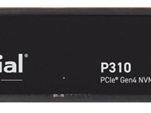 Crucial P310 500GB Gen4 2280 NVMe SSD 6600/3500 MB/s R/W 110TBW 520K/890K IOPS 1.5M hrs MTTF Full-Drive Encryption M.2 PCIe4 5yrs ~CT500P3PSSD8