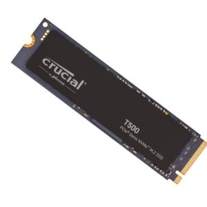 Crucial T500 1TB Gen4 NVMe SSD - 7300/6800 MB/s R/W 600TBW 1440K IOPs 1.5M hrs MTTF Acronis True Image Adobe Creative Cloud for PS5 ~MZ-V8P1T0BW