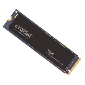Crucial T500 500GB Gen4 NVMe SSD - 7200/5700 MB/s R/W 300TBW 1390K IOPs 1.5M hrs MTTF Acronis True Image Adobe Creative Cloud for PS5 ~MZ-V8P500BW