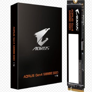 Gigabyte AORUS Gen4 5000E SSD 1024GB PCI-Express 4.0x4, NVMe 1.4, Sequential Read ~5000 MB/s, Sequential Write ~4600 MB/s