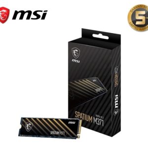 MSI SPATIUM M371 NVMe M.2 500GB, PHISON E13T, 3D NAND, M.2 2280, 2200 MB/s Read, 1150 MB/s Write, PCI-E 3.0, 110 TBW, 5 Year Warranty