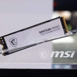 MSI 1TB M560 PCIe 5.0 NVMe M.2 SSD, Sequential Read up to 10,000MB/s,  5 Year Warranty