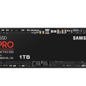 Samsung 990 Pro 1TB Gen4 NVMe SSD 7450MB/s 6900MB/s R/W 1550K/1200K IOPS 600TBW 1.5M Hrs MTBF for PS5 5yrs Wty