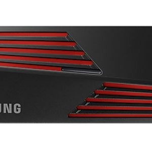 Samsung 990 Pro 1TB with Heatsink Gen4 NVMe SSD 7450MB/s 6900MB/s R/W 1550K/1200K IOPS 600TBW 1.5M Hrs MTBF for PS5 5yrs Wty