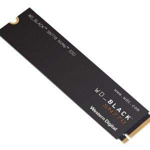 Western Digital WD Black SN770 1TB Gen4 NVMe SSD - 5150MB/s 4900MB/s R/W 600TBW 740K/800K IOPS 1.75M Hrs MTBF M.2 PCIe4.0 5yrs~replacement WDS100T4X0E