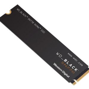 Western Digital WD Black SN770 250GB Gen4 NVMe SSD - 4000MB/s 2000MB/s R/W 200TBW 240K/470K IOPS 1.75M Hrs MTBF M.2 PCIe4.0 5yrs (LS)  ~WDS250G1B0E