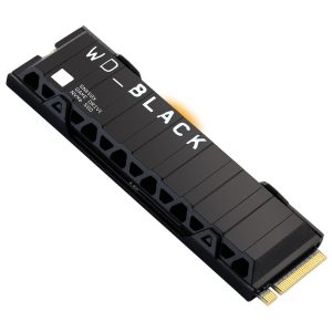 Western Digital WD Black SN850X 2TB Gen4 NVMe SSD Heatsink for PS5 - 7300MB/s 6600MB/s R/W 1200TBW 1200K/1100K IOPS 1.75M Hrs MTBF 5yrs ~WDS200T1XHE