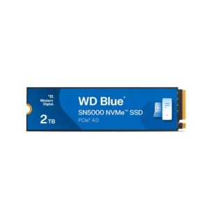 Western Digital WD Blue SN5000 NVMe™ 2TB SSD M.2 2280, 5,150MB/s R 4,850MB/s W, 650K IOPS R / 770K IOPS W, PCIe Gen4 x4, 5-Y Warranty