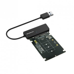 (LS) Simplecom SA225 USB 3.0 to mSATA + M.2 (NGFF B Key) 2 In 1 Combo Adapter