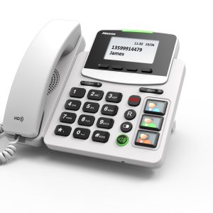 Akuvox SP-R15P Big Button IP Phone, 1 SIP Line, HAC, Supports PoE, Power Supply not included