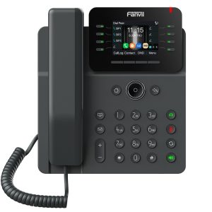 Fanvil V62W Prime Business Phone 2.8-inch color screen □√ Support audio codec G.722 and Opus, HD audio 6-way Audio conference Wi-Fi 6, Bluetooth