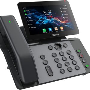 Fanvil V66 Pro Premium IP Phone 10PC in Carton, 20 SIP lines HD voice 7-inch high-definition color  floating smart screen built-in Bluetooth & Wi-Fi