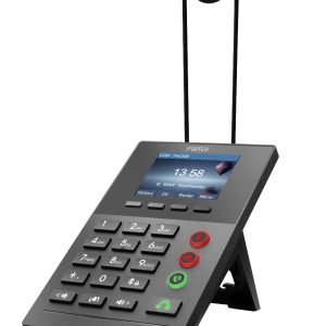Fanvil X2P Call Center IP Phone - 2.4' Colour Screen, 2 Lines, No DSS Buttons, 2x RJ9 Headset Ports (1 For Monitoring), Dual 10/100 NIC