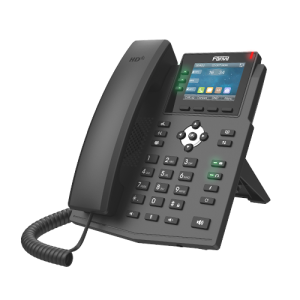 Fanvil X3U Pro Enterprise IP Phone - 2.8' Colour Screen, 3 Lines, No DSS Buttons, Dual Gigabit NIC, HD Audio Quality, 6 SIP Lines, PoE *LS*