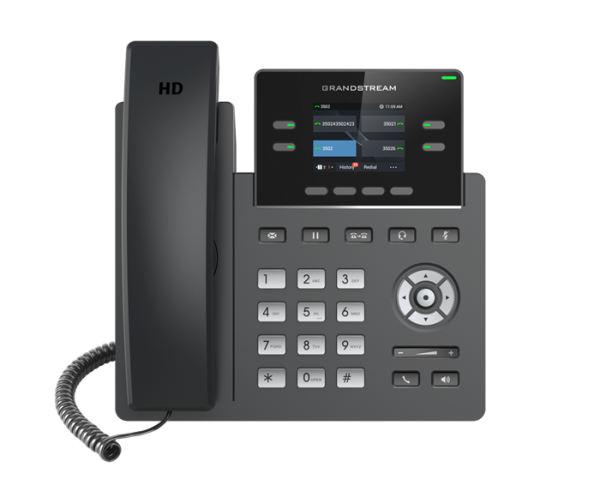 *LS* Grandstream GRP2612P 4 Line IP Phone, 2 SIP Accounts, 320x240 Colour Screen, HD Audio, Powerable Via POE