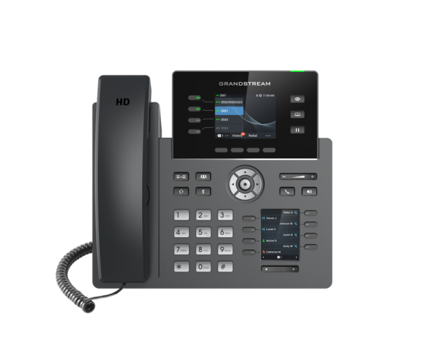 Grandstream GRP2614 4 Line IP Phone, 4 SIP Accounts, 320x240 Colour Screen, BLF Keys, HD Audio