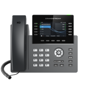 Grandstream GRP2615 10 Line IP Phone, 16 SIP Accounts, 480x272 Colour Screen, HD Audio, Powerable Via POE