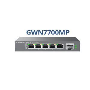 Grandstream GWN7700MP Unmanaged 2.5G Multi-Gigabit Network Switches provide high-speed network connectivity PoE Ports 4