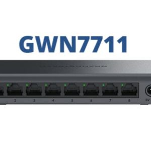 *LS* Grandstream GWN7711 Layer 2-Lite Managed Switch, 8 x GigE, Switches for Small-to-Medium Businesses