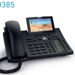 SNOM D385 12 Line IP Phone, SIP Desktop Phone Colour, SmartScreen, Sensor Hook Switch, Bluetooth, USB