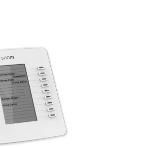 SNOM D7W Expansion Module USB for D785, D765, D745, D735, D725, D717 & D715, White, 18 Freely Programmable, Coloured LED Buttons