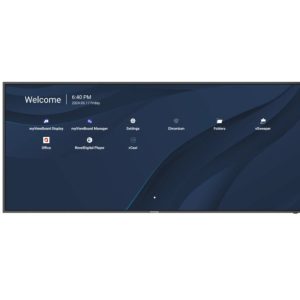 Viewsonic CDE105UW 105' 5K Presentation Display, Ultrawide Wireless presentation USB-C, Pro AV 2024 3 Years Advance Replacement, VESA 800 x 600 ProAV