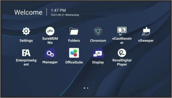 ViewSonic CDE6530 65' 4K Presentation Display, Wireless presentation Single USB-C cable 24/7 video playback Remote management ProAV Portrait display